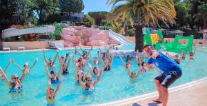 Aquagym au camping gorge vent à Fréjus
